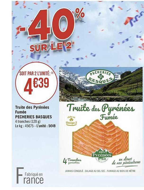 truite des pyrénées fumée pêcheries basques