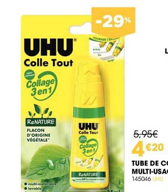 tube de colle multi-usages uhu