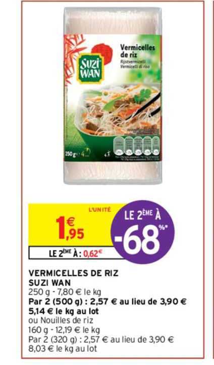 vermicelles de riz suzi wan