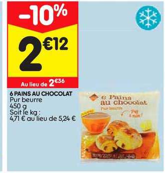 6 Pains Au Chocolat