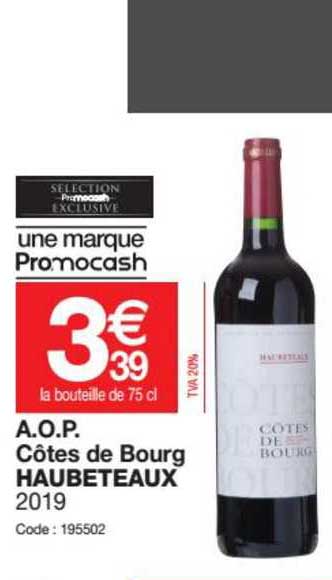 a.o.p. côtes de bourg baubeteaux