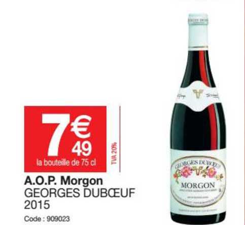 a.o.p. morgon georges duboeuf 2015
