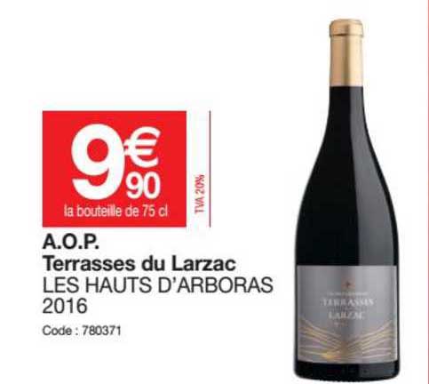 a.o.p. terrasses du larzac les hauts d'arboras 2016