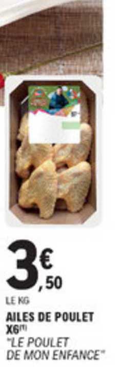 ailes de poulet x6 le poulet de mon enfance