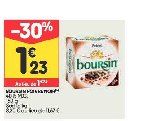 Boursin Poivre Noir
