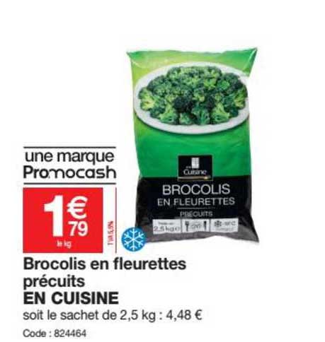 Brocolis En Fleurettes Précuits En Cuisine