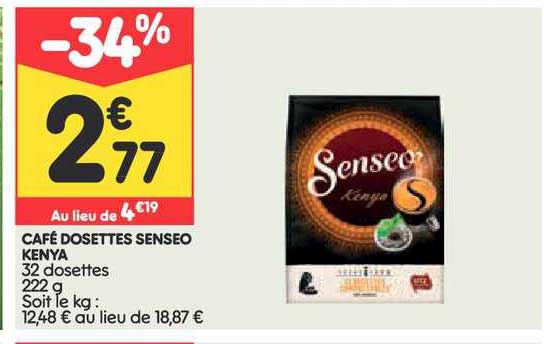 café dosettes senseo kenya