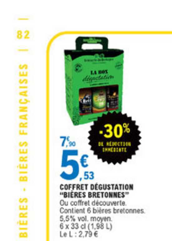Coffret Dégustation Bières Bretonnes -30% Réduction Immédiate