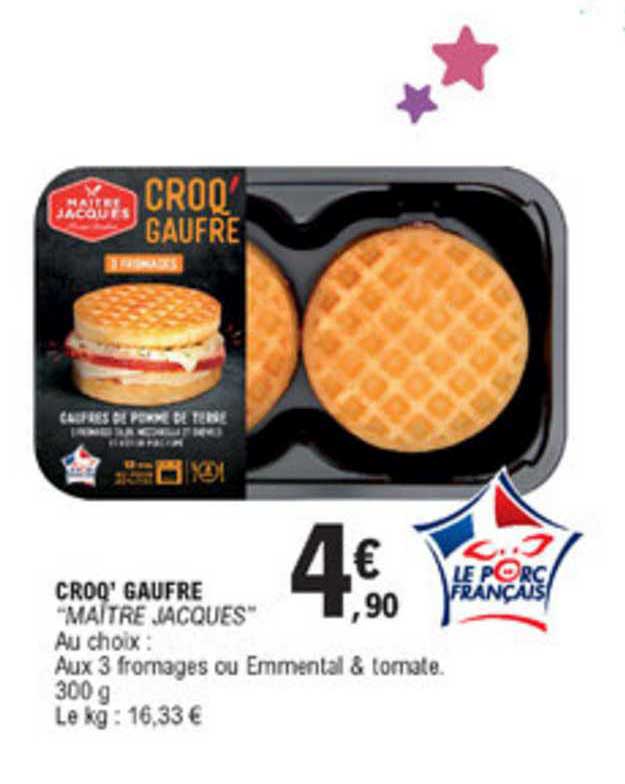 Croq' Gaufre Maître Jacques