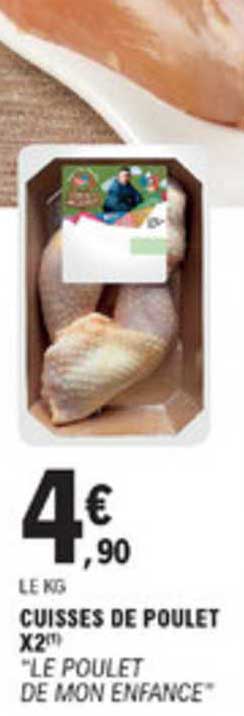 cuisses de poulet x2 le poulet de mon enfance