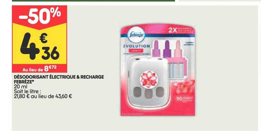 Désodorisant électrique & Recharge Febrèze