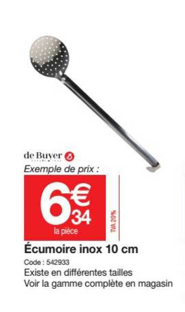 écumoire Inox 10 Cm De Buyer