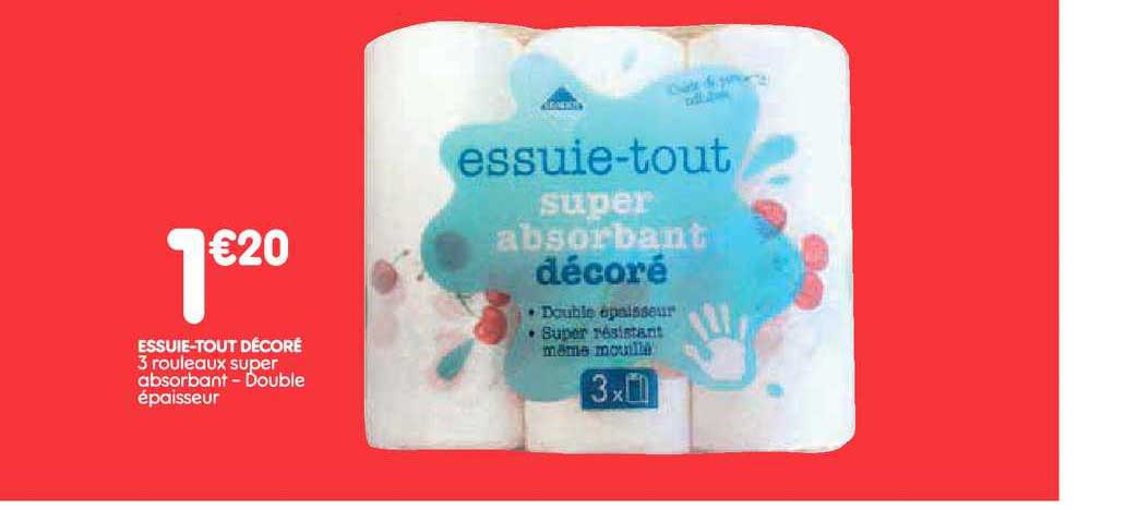 essuie tout décoré