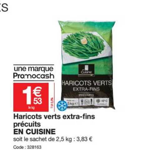 Haricots Verts Extra Fins Précuits En Cuisine