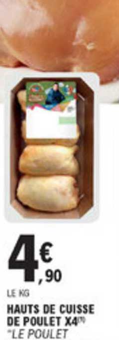 hauts de cuisse de poulet x4  le poulet de mon enfance