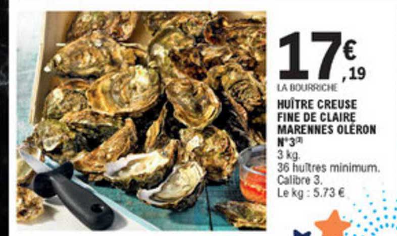 huître creuse fine de claire marennes oléron n°3
