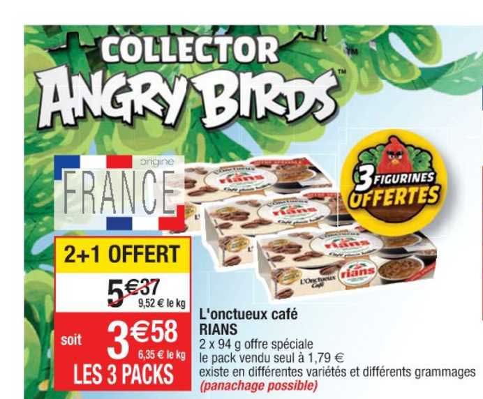 L'onctueux Café Rians 2+1 Offert