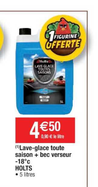 lave glace tout saison + bec verseur moins 18°c holts