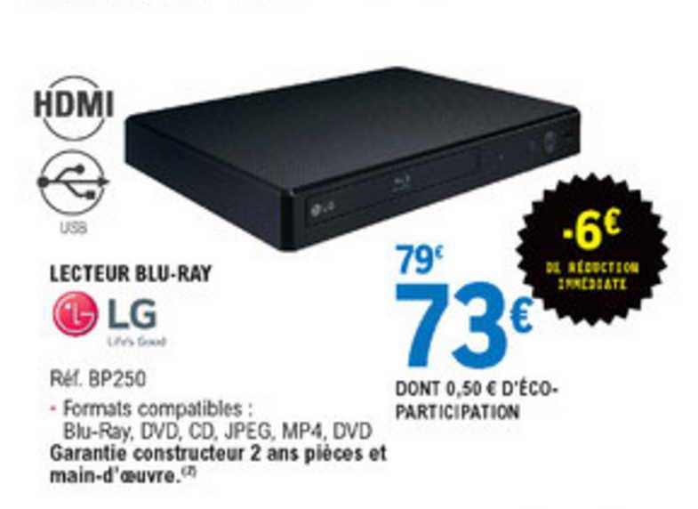 lecteur blu ray lg