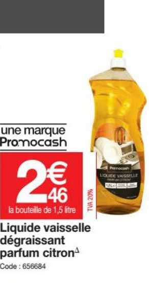 Liquide Vaisselle Dégraissant Parfum Citron