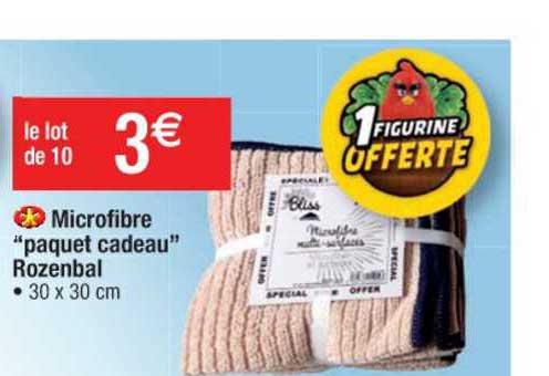 Microfibre Paquet Cadeau Rozenbal