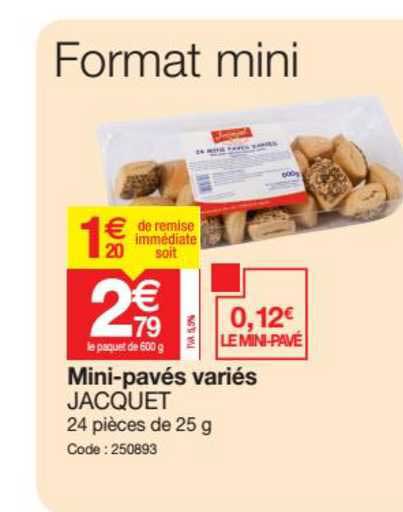 mini pavés variés jacquet