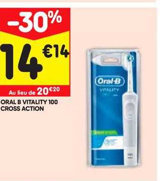 oral b vitality 100 cross action