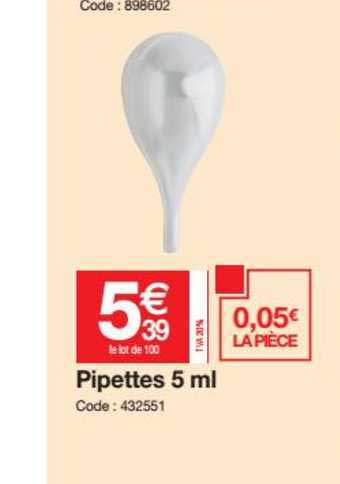 pipettes 5 ml