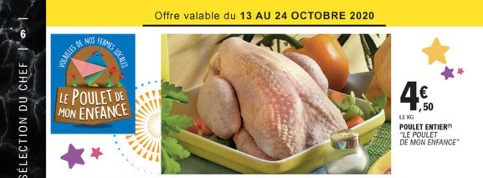 poulet entier le poulet de mon enfance