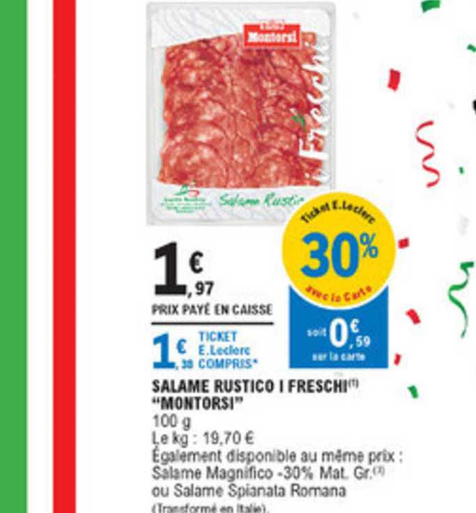salame rustico i freschi montorsi