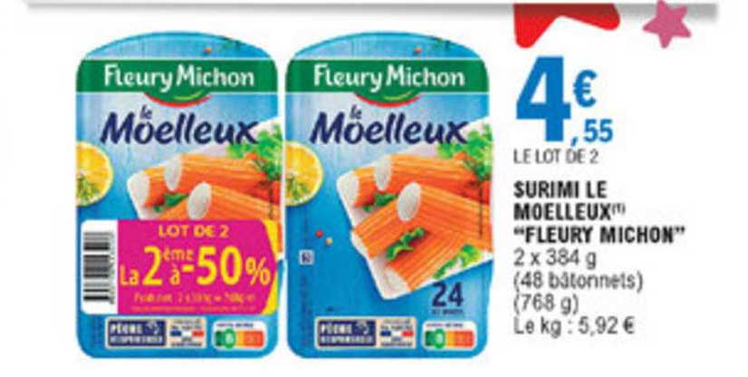 surimi le moelleux fleury michon