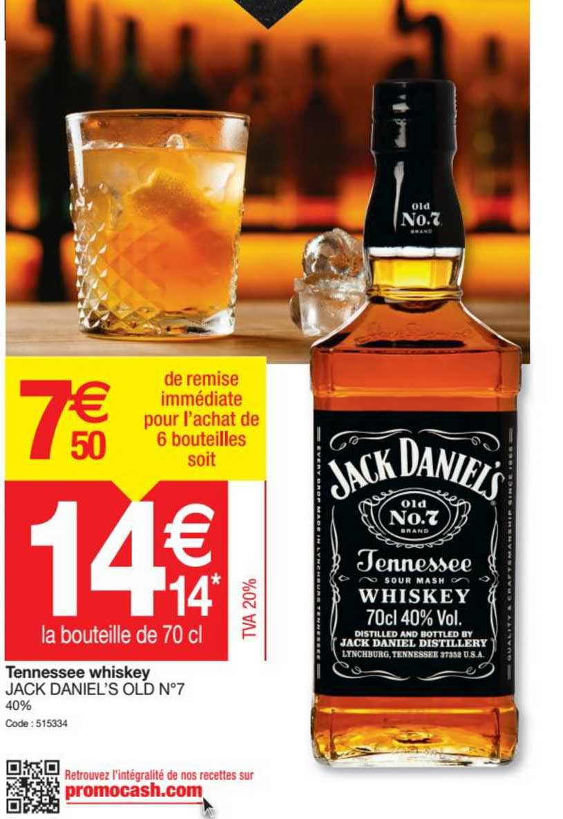 tennessee whiskey jacks daniel's old n°7