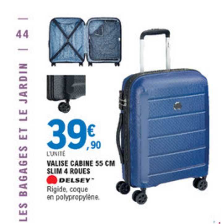 valise cabine 55 cm slim 4 roues delsey