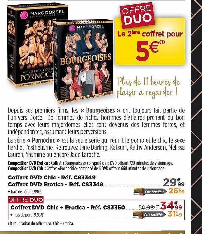 Coffret Dvd Chic + Erotica