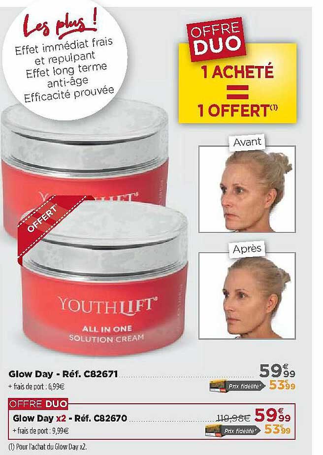 glow day réf. c82671 glow day x2 réf. c82670