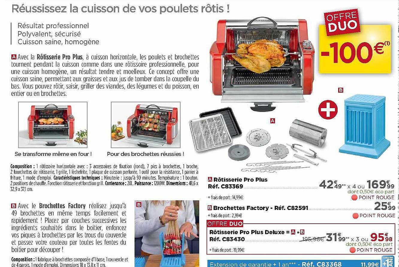 rôtisserie pro plus deluxe réf. c83430