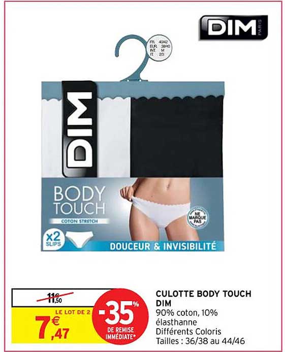 Culotte Body Touch Dim