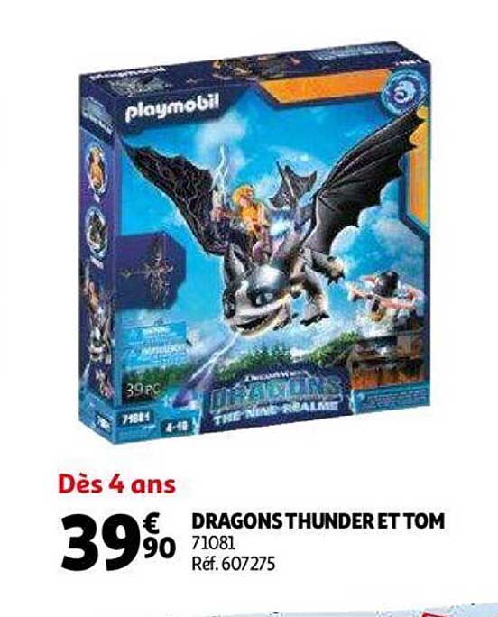 dragons thunder et tom playmobil
