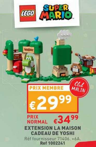 extension la maison cadeau de yoshi lego super mario
