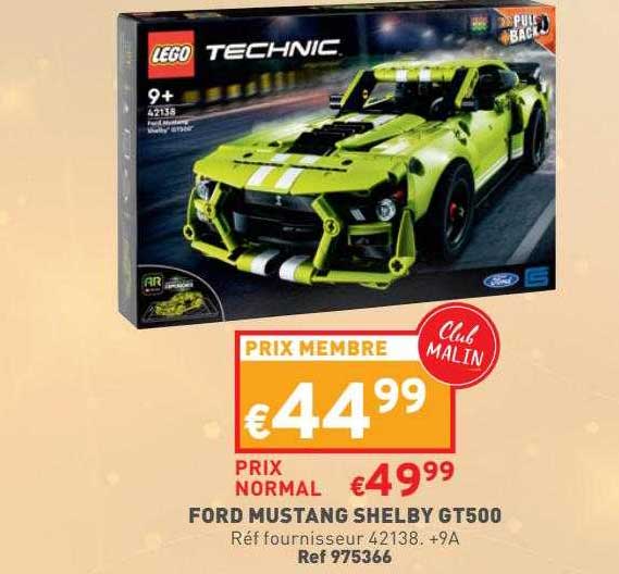 ford mustang shelby gt500 lego technic
