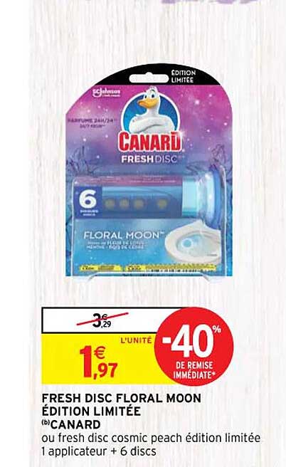 fresh disc floral moon édition limitée canard