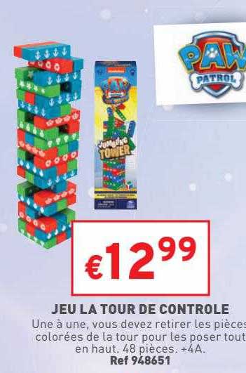 jeu la tour de controle paw patrol