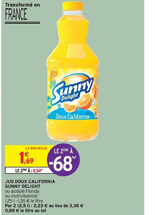 Jus Doux California Sunny Delight