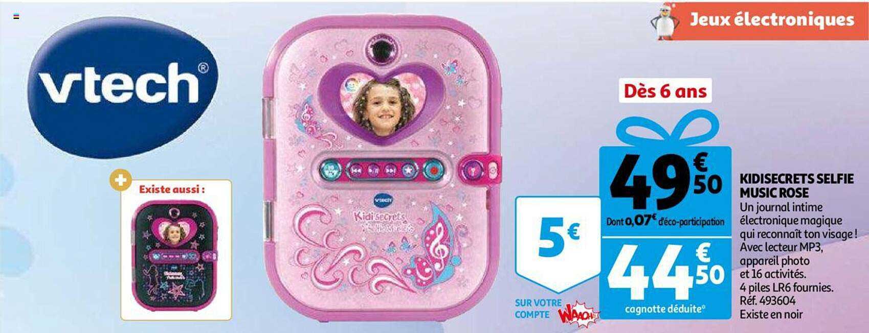 kidisecrets selfie music rose vtech