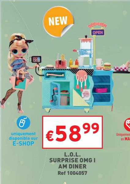 l.o.l surprise omg i am diner