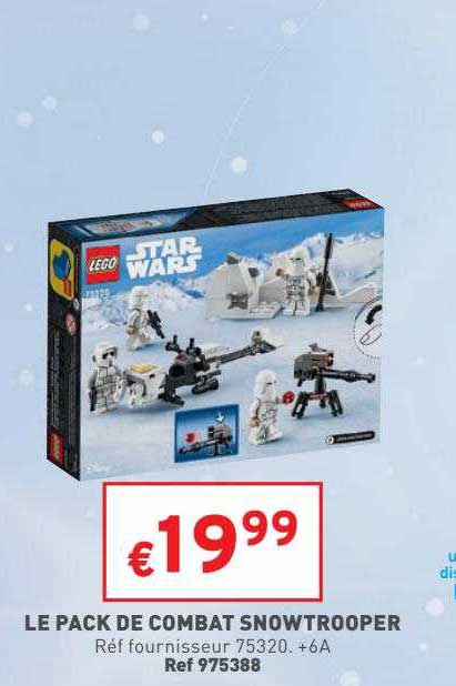 le pack de combat snowtrooper lego star wars