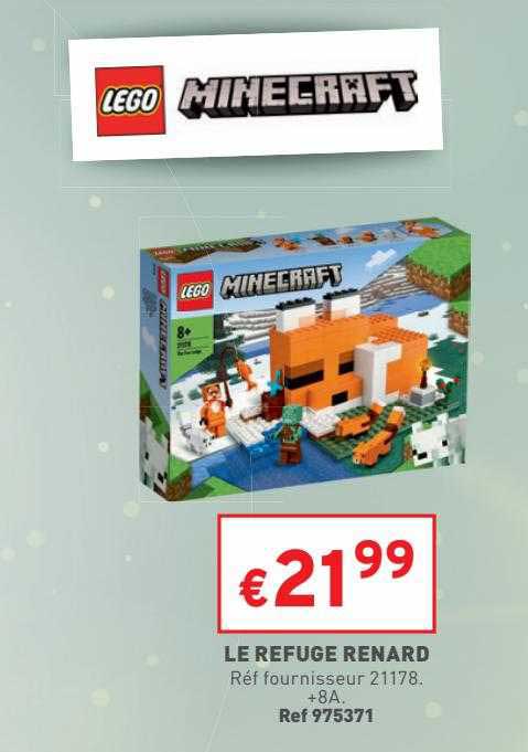 le refuge renard lego minecraft