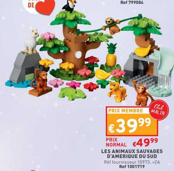 les animaux sauvages d'amérique du sud