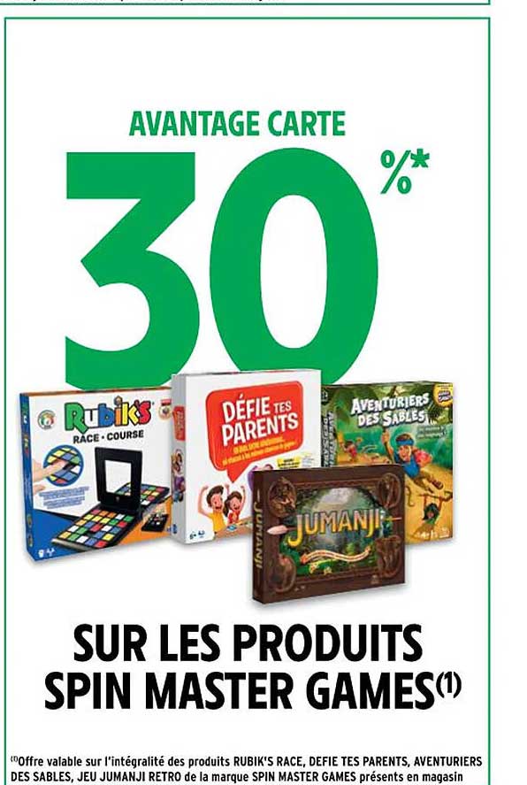 les produits spin master games