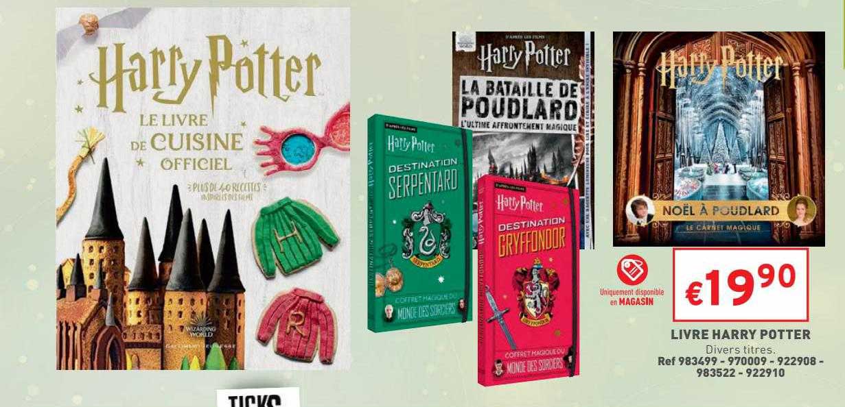 livre harry potter